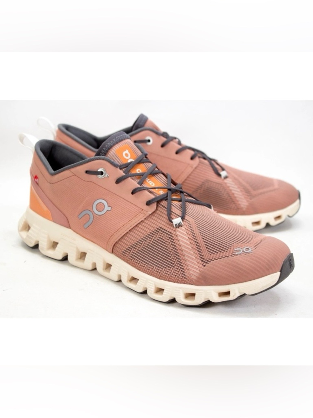 On Cloud x 3 Shift Womens 11 Cork Fawn Pink Orange Cross Training Running Shoes